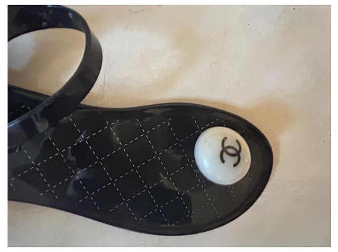 Chanel Infradito Nere Taglia 36 Nero - vista 6