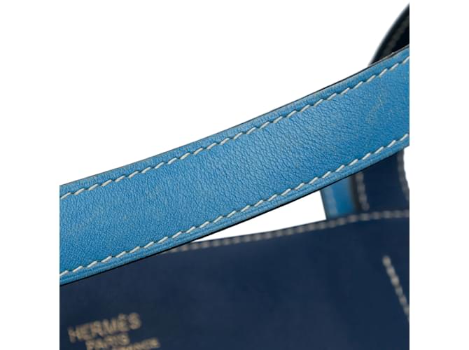 Double sens Hermès Blu Hermes foderato Sens 36 Tote bag - vista 11