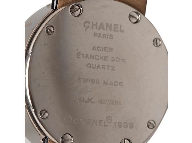 Silberne Chanel La Ronde Uhr - Ansicht 6