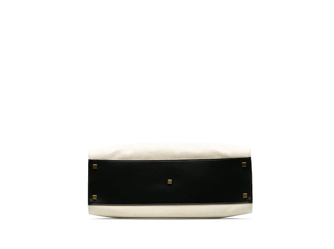Weiße Saint Laurent Medium Manhattan Shopper-Tasche - vista 4