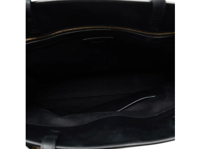 Weiße Saint Laurent Medium Manhattan Shopper-Tasche - vista 5