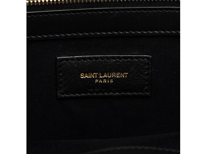Weiße Saint Laurent Medium Manhattan Shopper-Tasche - vista 6