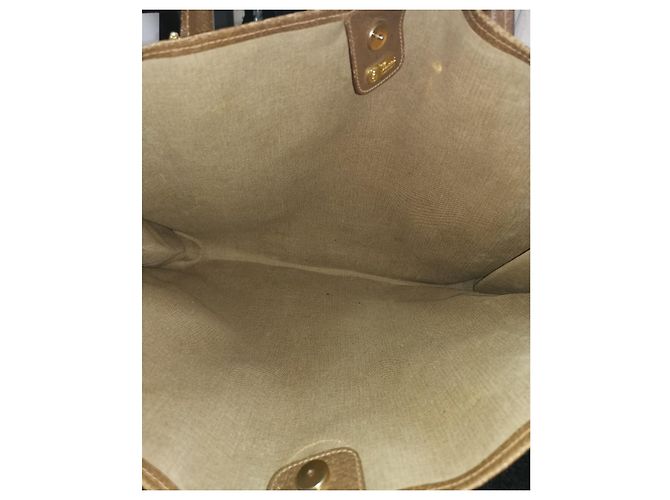 Gucci Monogramm Tote Bag Beige Stoff - Ansicht 12