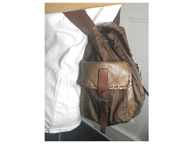 Borsa a tracolla in pelle Prada Multicolore - vista 4