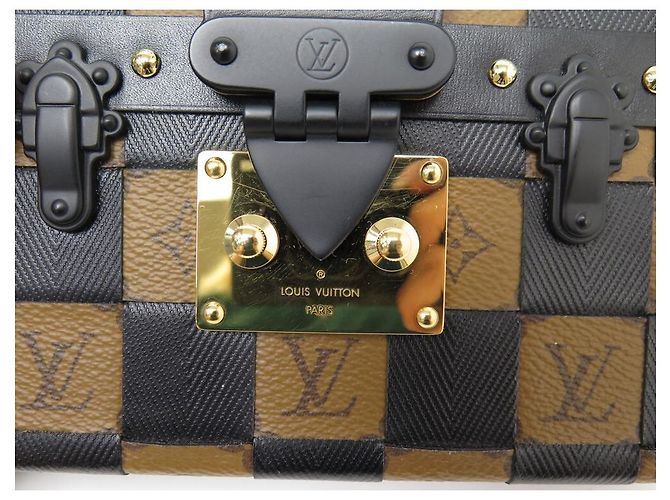 Petite Malle NUOVA BORSA A MANO BORSA A MANO LOUIS VUITTON PETITE TRUNK DAMIER - vista 3