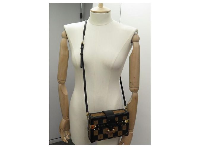 Petite Malle NUOVA BORSA A MANO BORSA A MANO LOUIS VUITTON PETITE TRUNK DAMIER - vista 4