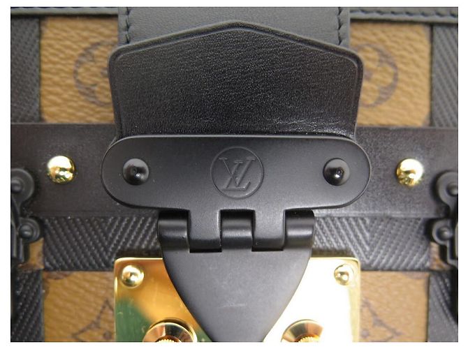 Petite Malle NUOVA BORSA A MANO BORSA A MANO LOUIS VUITTON PETITE TRUNK DAMIER - vista 5