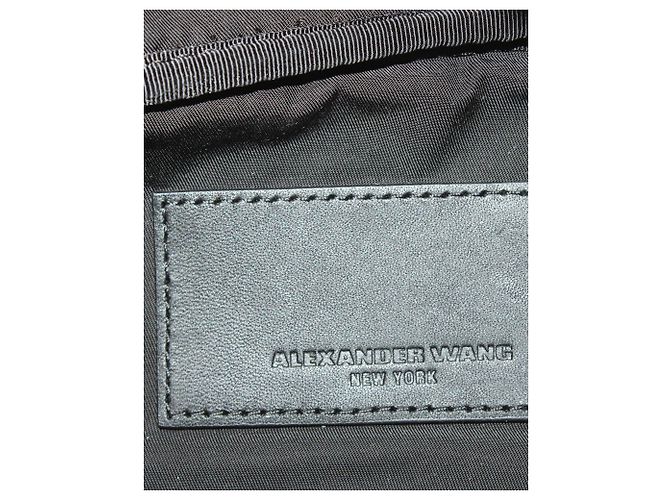 Alexander Wang Attica Fanny Pack em couro napa preto - vista 8