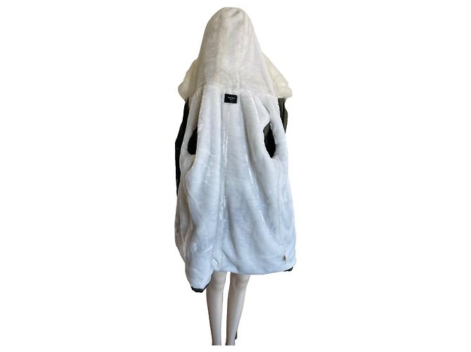 Autre Marque Parka NOEMIE KENT Perfect Girls Caqui y Blanco - vista 6