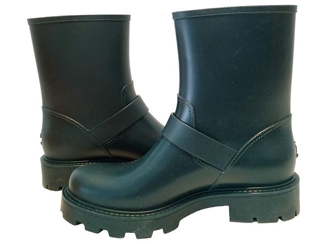 Jimmy Choo botines Yael de goma verde - vista 6