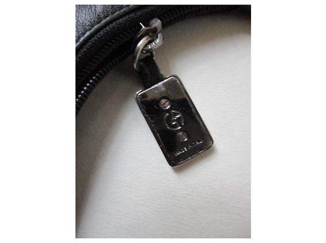Giorgio Armani Saco 1/2 couro preto lua - vista 7