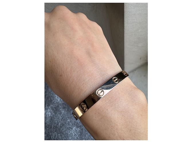 Bracciale Cartier Love in oro rosa D'oro - vista 10