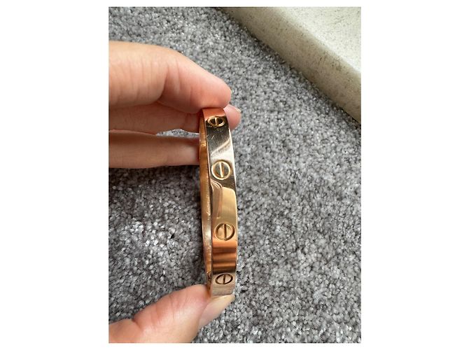 Bracciale Cartier Love in oro rosa D'oro - vista 4