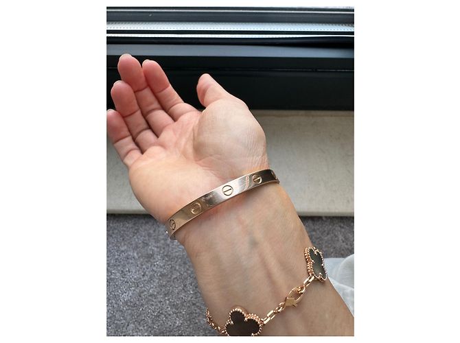 Bracciale Cartier Love in oro rosa D'oro - vista 7