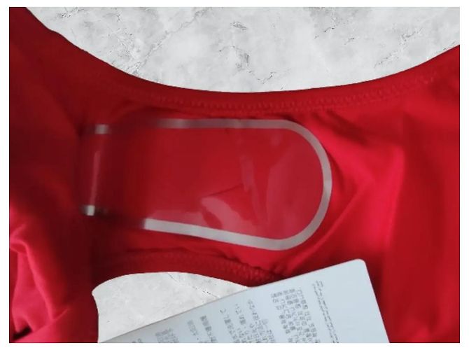 La Perla Badeanzug rot mit Tüll - Ansicht 3