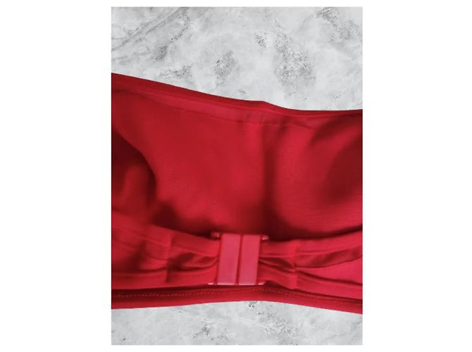 La Perla Badeanzug rot mit Tüll - Ansicht 4