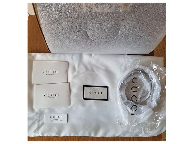 Borsa a mano Gucci Zumi in pelle marrone chiaro - vista 2