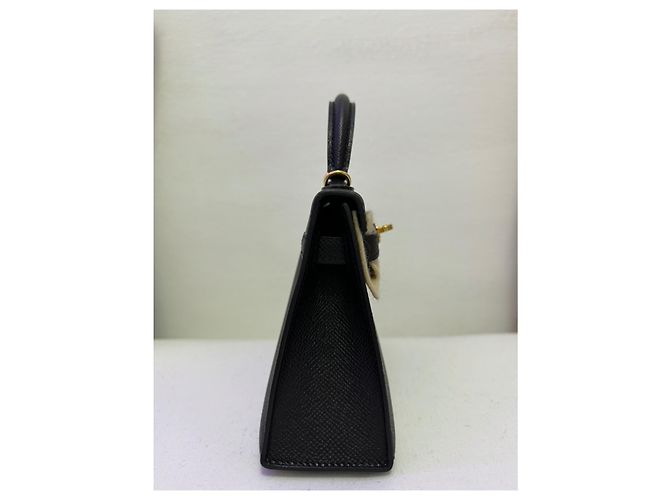 Hermès Mini Kelly Black Epsom Schwarz - Ansicht 3