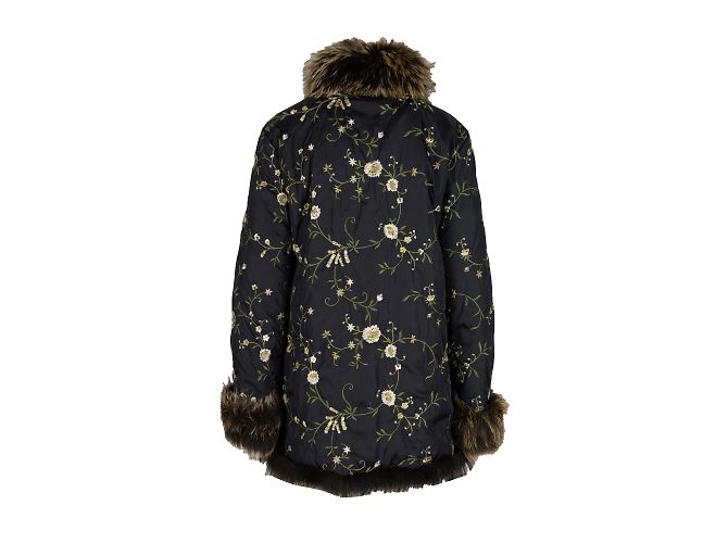 Ermanno Scervino Scervino bestickte Jacke mit Fell Mehrfarben - Ansicht 2