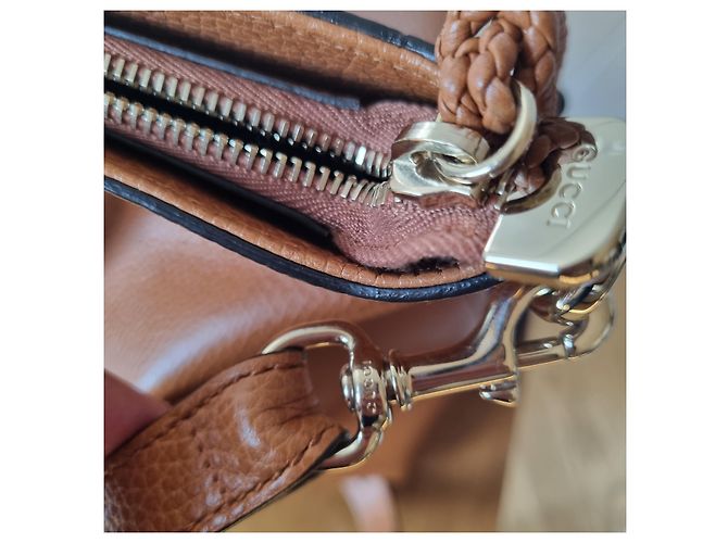 Gucci Bamboo Lederhandtasche camel Kamel - Ansicht 5