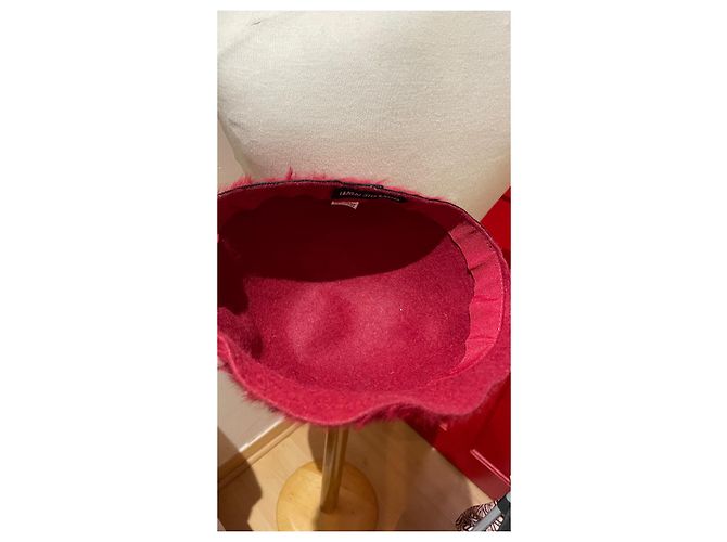 Cappello Vismelu in lana rosso Emmanuelle Khanh - vista 4