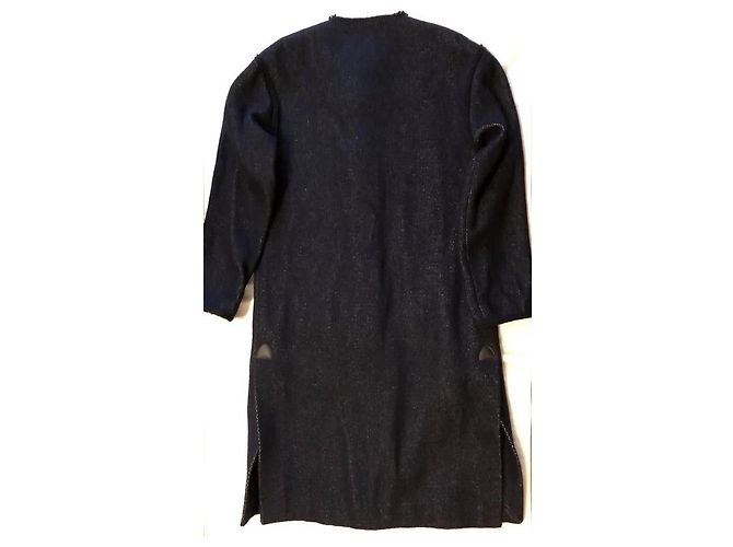 Abrigo Isabel Marant Etoile Estilo Trenca Lana Azul Marino - vista 5