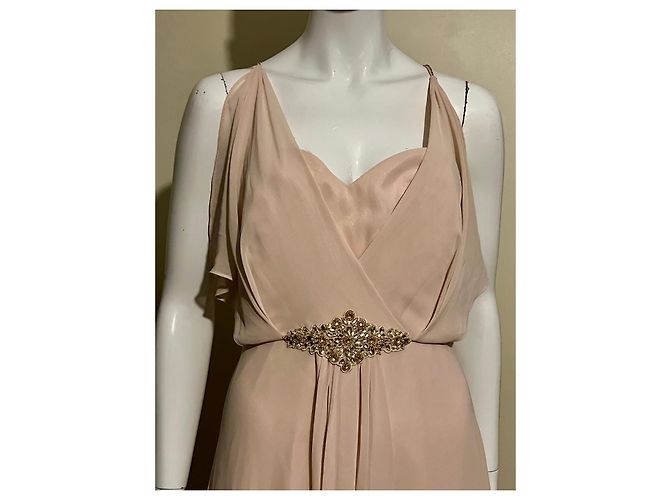 Jenny Packham blassrosa Chiffon-Ballkleid Pink - Ansicht 4