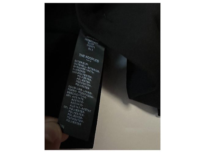 The Kooples Schwarzes Kleid - Ansicht 7