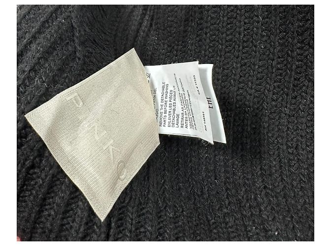 Pinko Strickjacke Schwarz Kaschmir Wolle - Ansicht 5