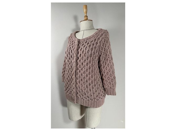 Cardigan Cos Rosa in Cotone - vista 2