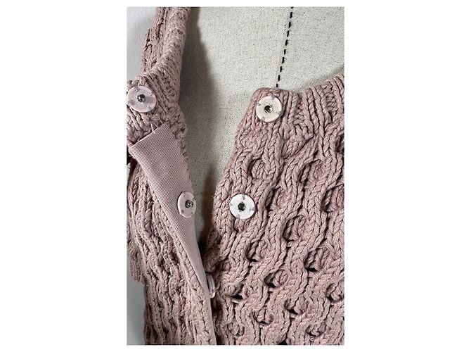 Cardigan Cos Rosa in Cotone - vista 3