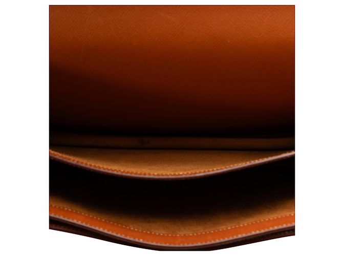 Hermès Hermes Brown Epsom Kelly Depeches 34 Marrone - vista 5