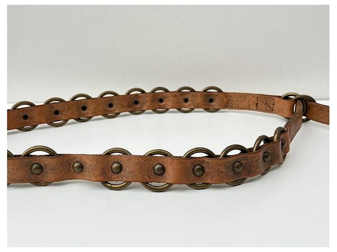 Cinturón Dsquared2 de cuero marrón Castaño - vista 6