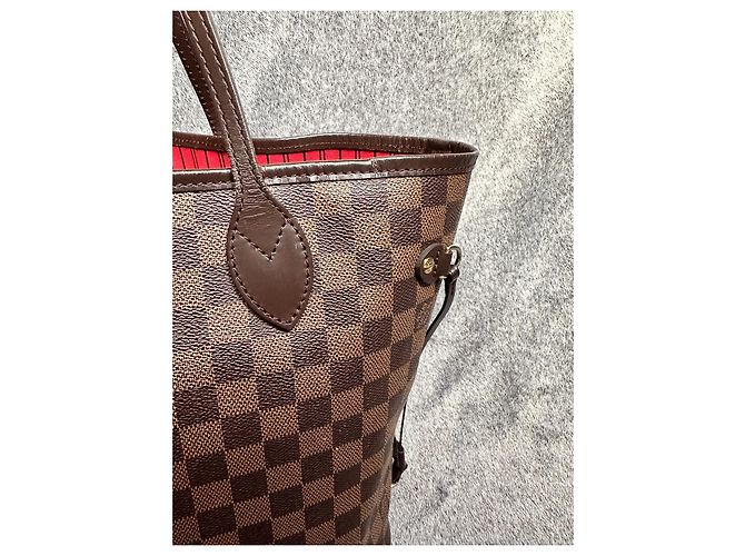 Louis Vuitton Nevefull MM Damier Ebene Marrone Marrone scuro - vista 10