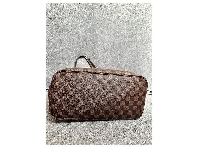 Louis Vuitton Nevefull MM Damier Ebene Marrone Marrone scuro - vista 4