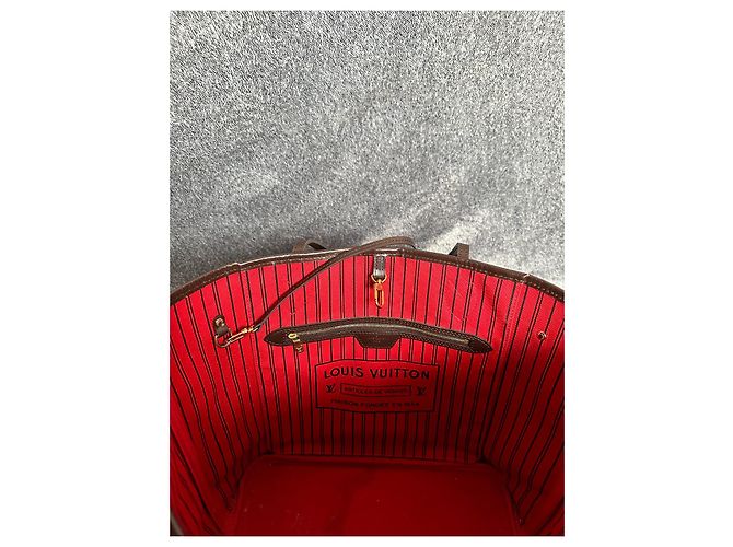 Louis Vuitton Nevefull MM Damier Ebene Marrone Marrone scuro - vista 6