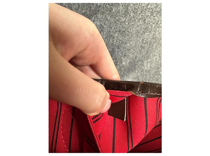 Louis Vuitton Nevefull MM Damier Ebene Marrone Marrone scuro - vista 8