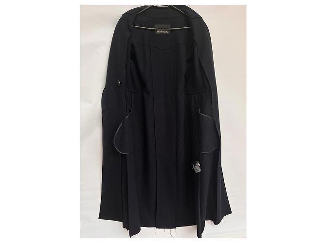 Abrigo de lana Ermanno Scervino Azul marino - vista 10
