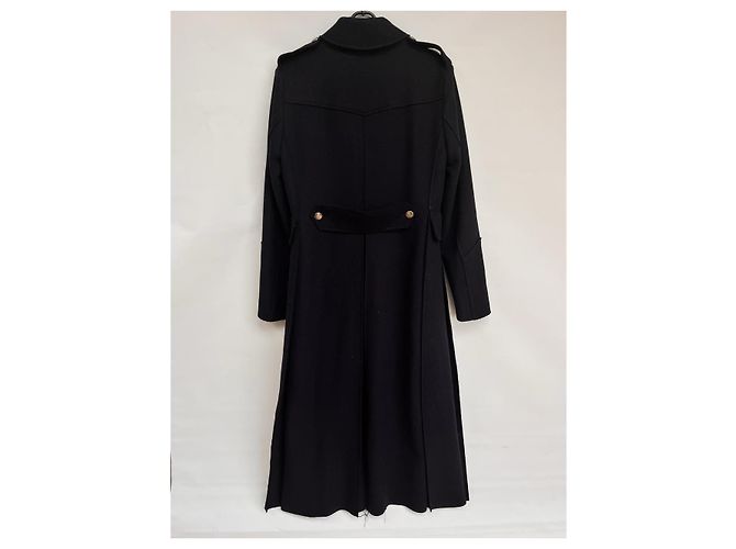 Abrigo de lana Ermanno Scervino Azul marino - vista 12