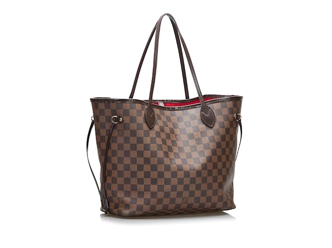 Neverfull Sacs à main LOUIS VUITTON Marron - vue 2
