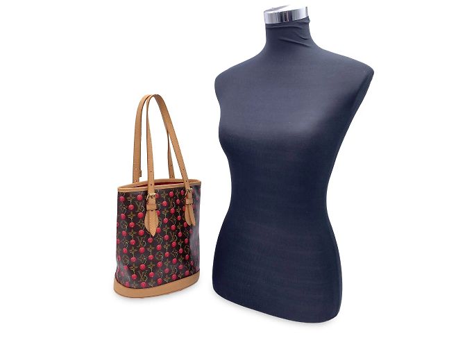 Borsa tote Louis Vuitton Murakami Cerises Marrone - vista 2