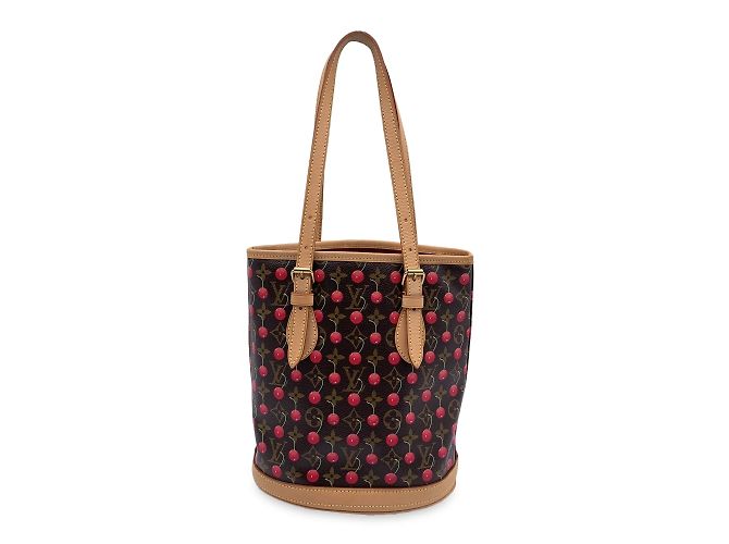 Borsa tote Louis Vuitton Murakami Cerises Marrone - vista 3
