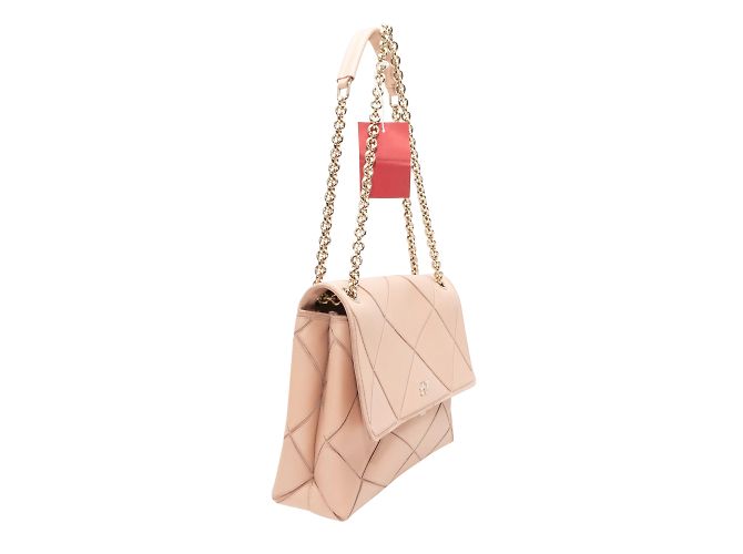 Borsa a tracolla con motivo geometrico Roger Vivier beige - vista 2