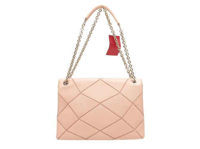 Borsa a tracolla con motivo geometrico Roger Vivier beige - vista 3