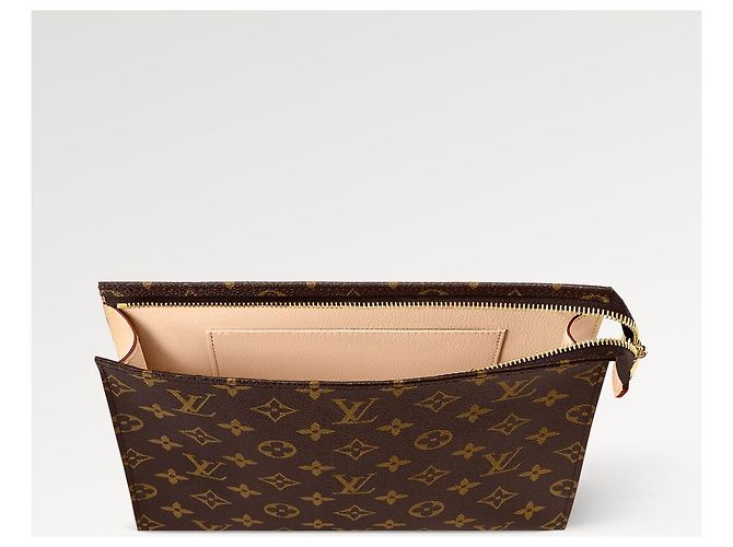 Necessaire Louis Vuitton Monogram lona e couro marrom - vista 2