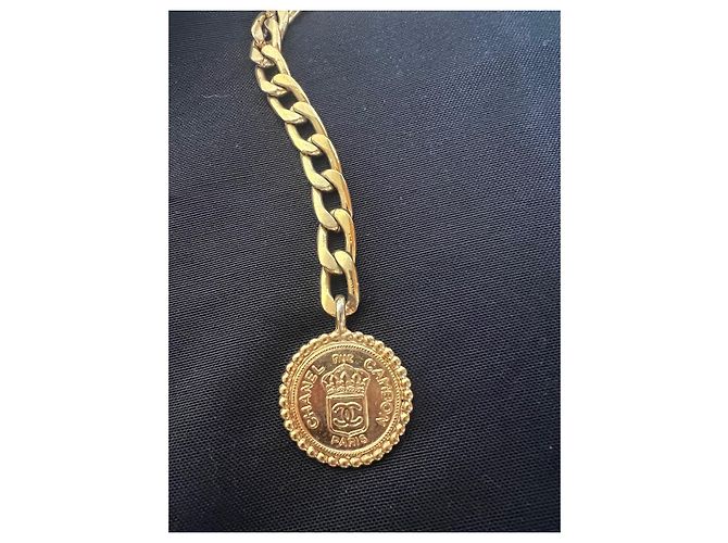 Cambon Chanel Cadena de medallón dorada Dorado - vista 4