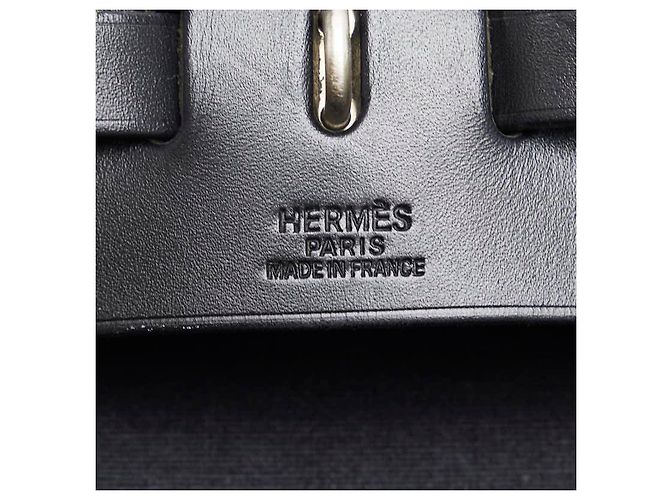 Hermès Zaino Toile Herbag Nero - vista 8