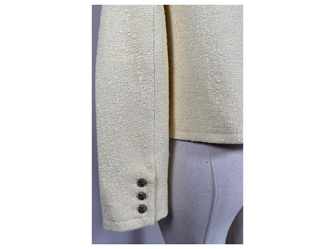 Ba&Sh Meredith Tweed Jacke Gelb - Ansicht 5