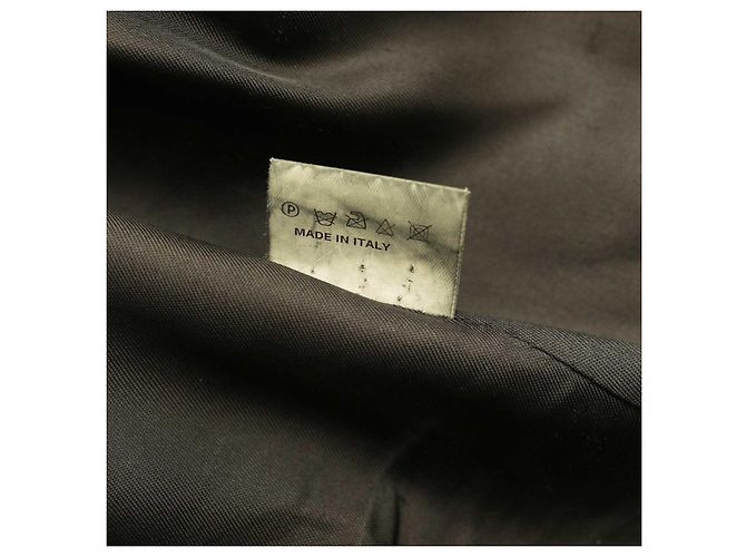 Autre Marque Atos Lombardini Wildlederjacke Schwarz mit Knebelverschluss 42 - Ansicht 6