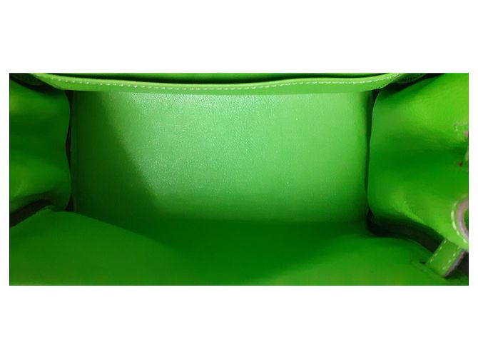 Hermès Hermes Mini Kelly 20 cm Vert Cru Ghw Verde chiaro - vista 8